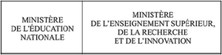 Ministre de l'Education Nationale. Ministre de l'Enseignement Suprieur, de la Recherche et de l'Innovation